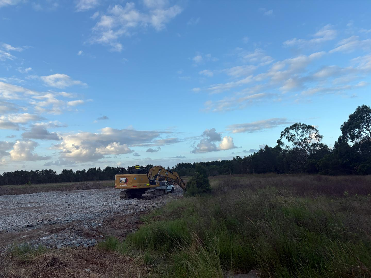 Coolum Industrial Park work ongoing on the extensions to the park.